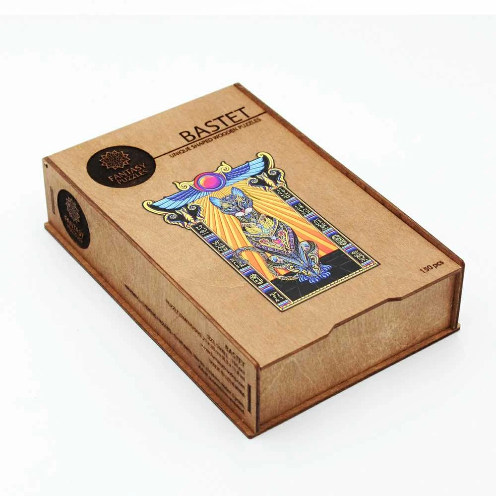 Fantasy Puzzles Bastet Dėlionė Iš Medžio M Dydis (150 detalių)