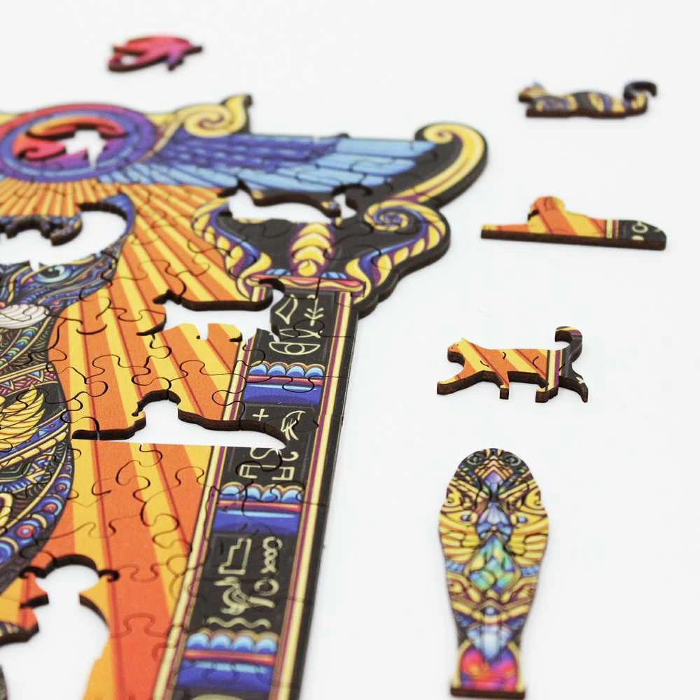 Fantasy Puzzles Bastet Dėlionė Iš Medžio XL Dydis (600 Detalių)
