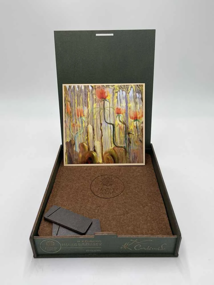 Fantasy Puzzles Medinė dėlionė 300 det.: Čiurlionis Pasaulio sutvėrimas IX, L dydis suaugusiems