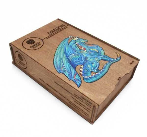 Fantasy Puzzles Dragon Dėlionė Iš Medžio M Dydis (150 detalių)