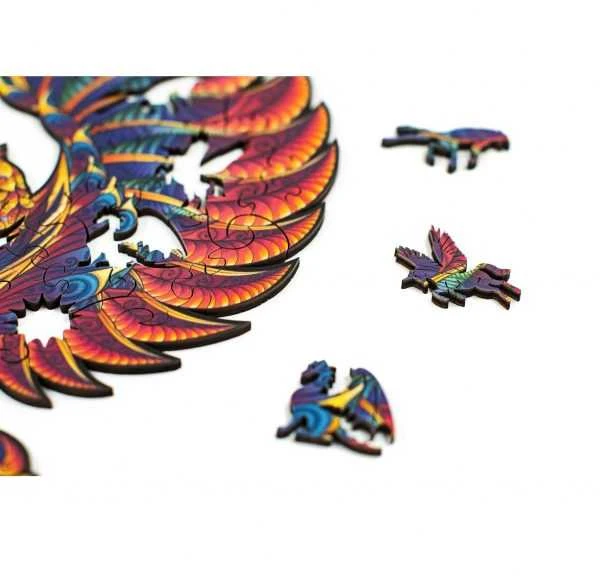 Fantasy Puzzles Fenix Dėlionė Iš Medžio M Dydis (130 detalių)
