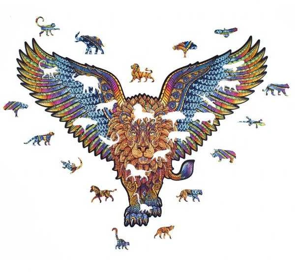 Fantasy Puzzles Leo Dėlionė Iš Medžio M Dydis (170 detalių)