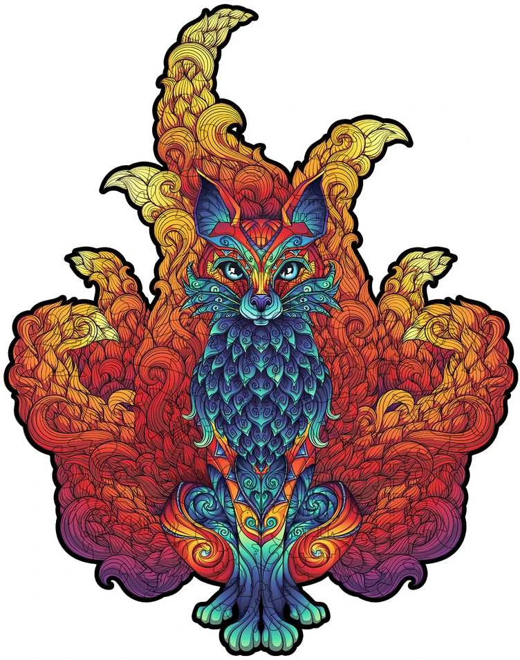 Fantasy Puzzles Zenko Dėlionė Iš Medžio M Dydis (120 detalių)