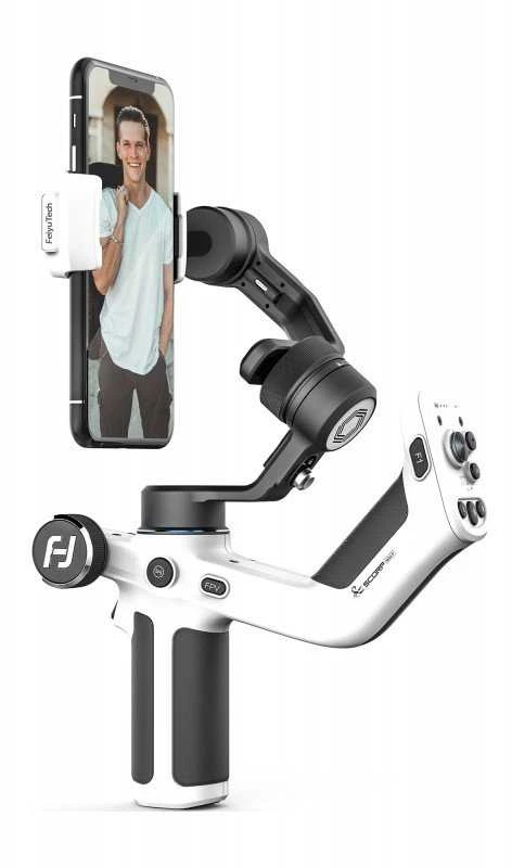 Feiyu Tech FeiyuTech Scorp mini P rankinis stabilizatorius išmaniesiems telefonams (Baltas)
