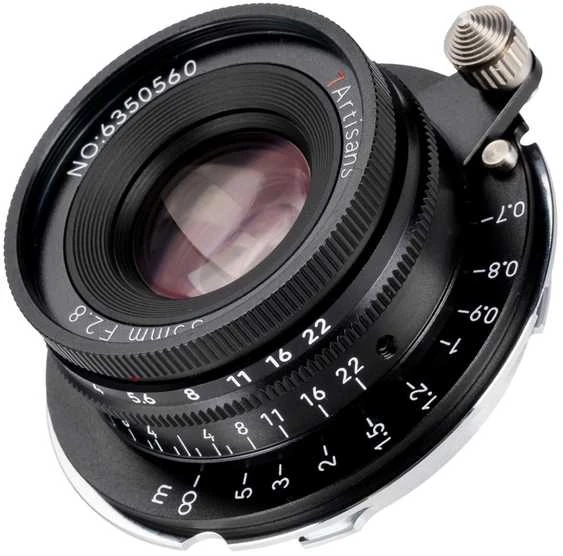 Fiksuoto židinio nuotolio objektyvas - 7Artisans 35mm F2.8 Leica M Tvirtinimo Rankinis Fokusavimo Pirmasis Objektyvas Juodas