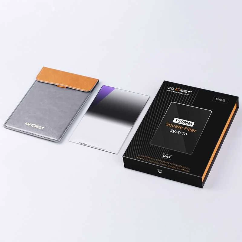 Filtras - K&F Concept ND8 Graduotas Filtras 100x150mm ND0.9