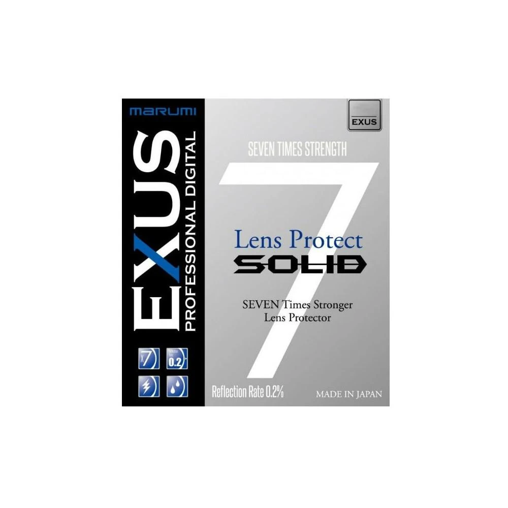 Filtras - Marumi EXUS SOLID 58mm Stiprinto Stiklo Apsauginis Filtras