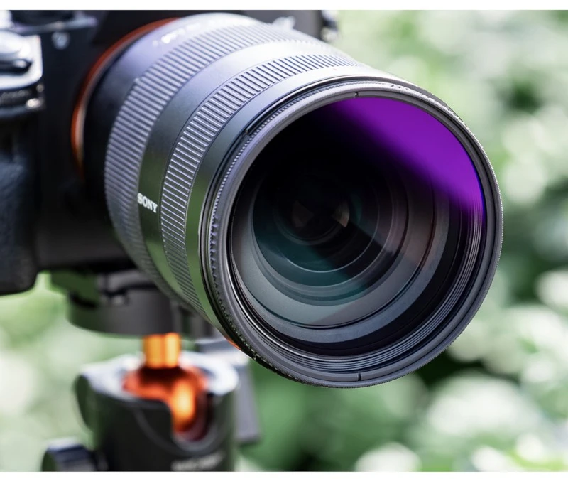 Fotografijos Filtras - K&F Concept ND16 55 mm Graduotas Optinis Stiklo Filtras, Antirefleksinė Danga, Juodas