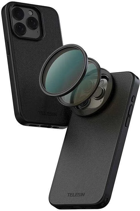 Telesin 58mm CPL filtras, skirtas iPhone 15 Pro/Pro Max