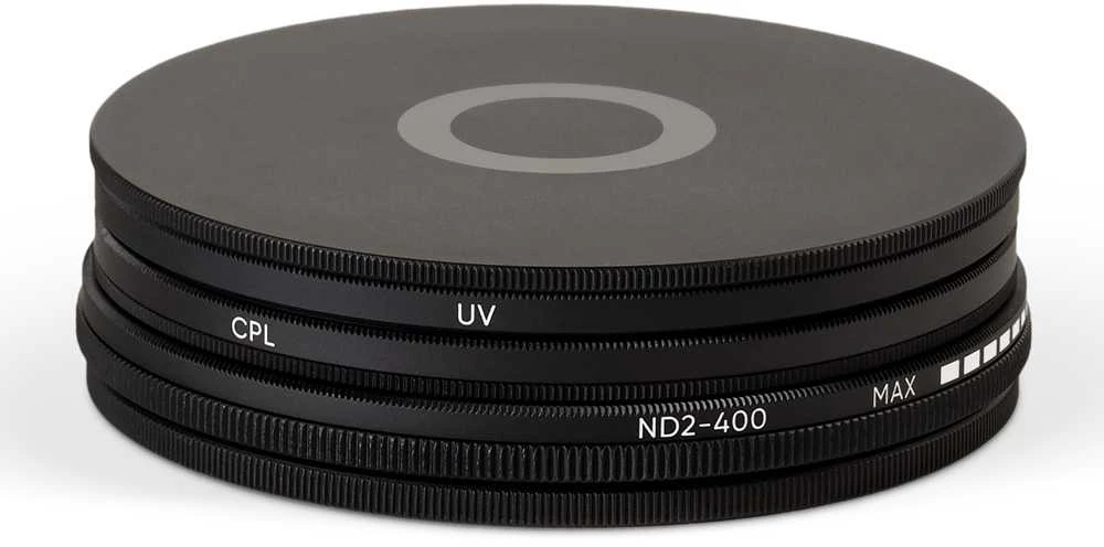 Filtras - Urth 62mm UV CPL ND2 400 Filtrų Rinkinys