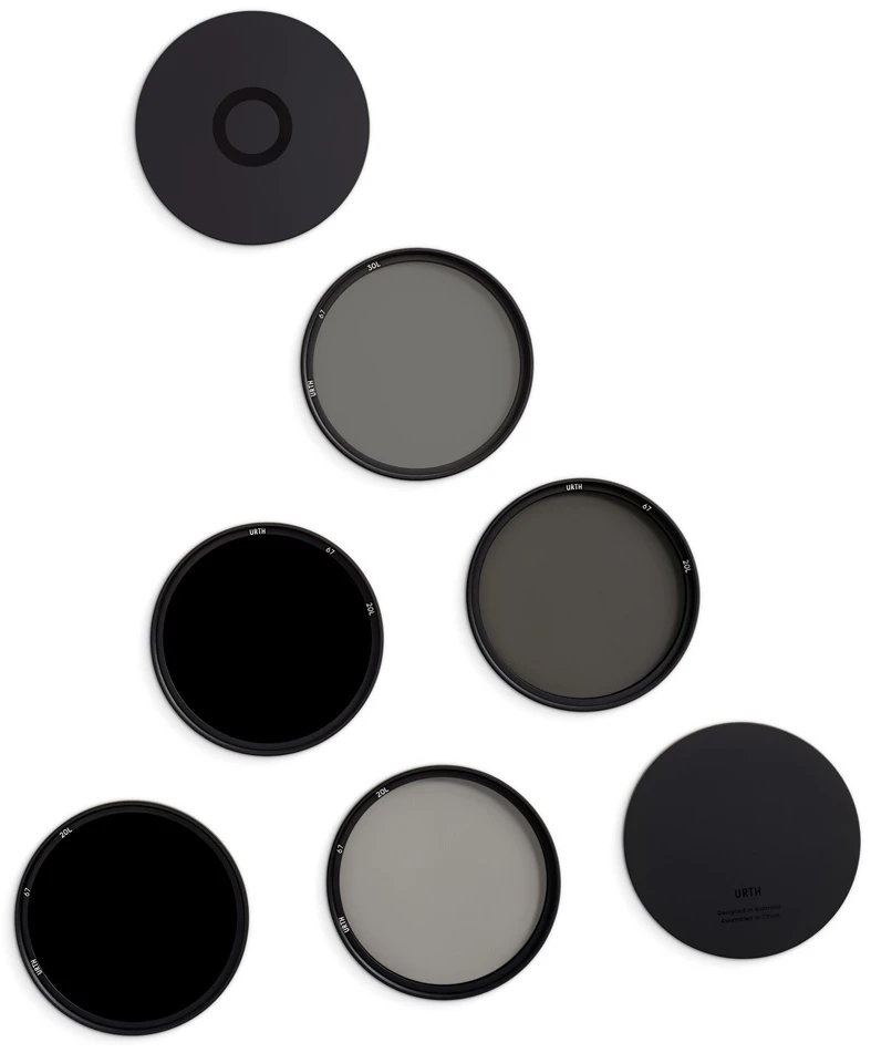 Filtras - Urth 67mm ND filtro rinkinys ND2 ND4 ND8 ND64 ND1000