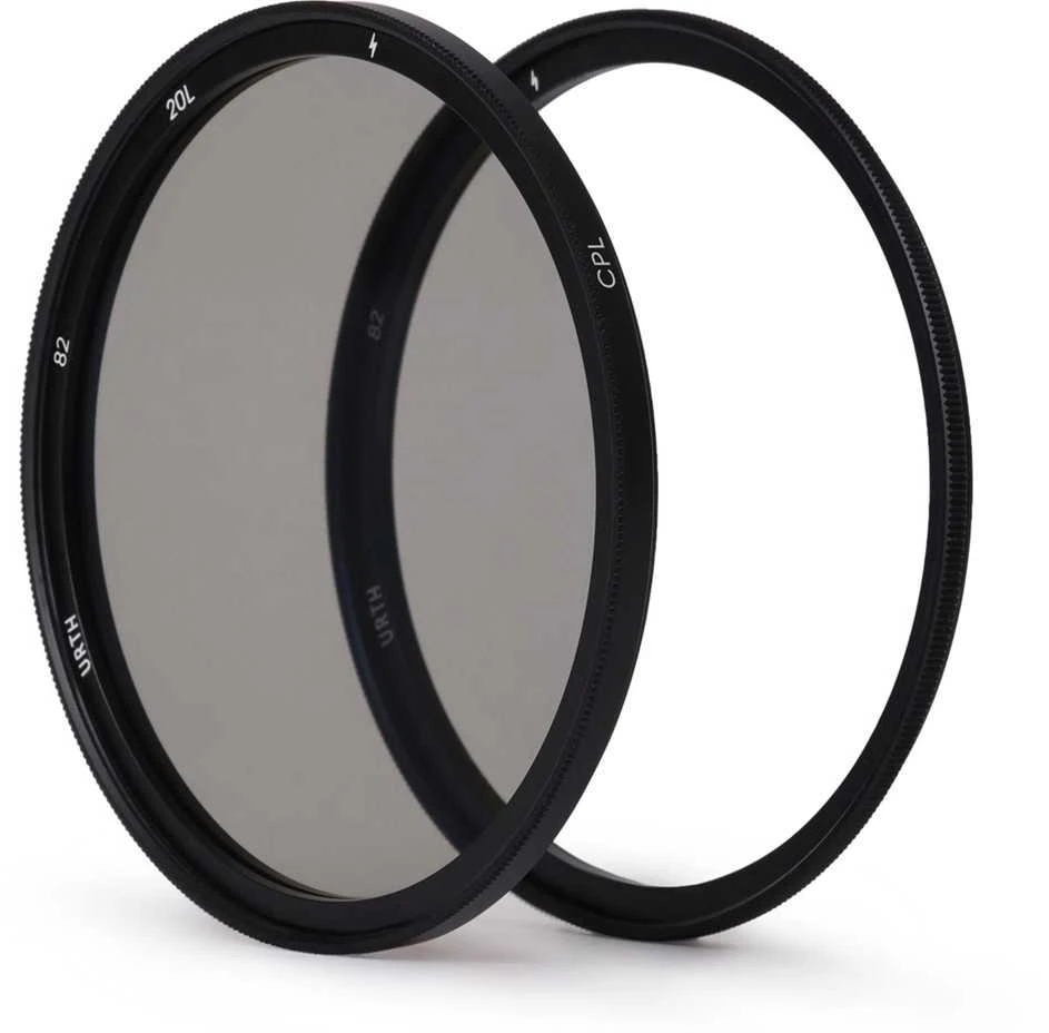 Filtras - Urth 82mm Magnetinis CPL (Plus+, Poliarizuojantis, Vokietiškas Optinis Stiklas)