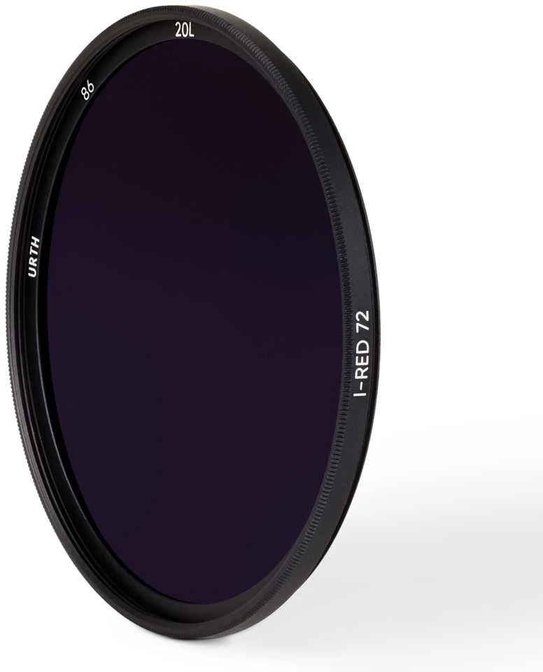 Filtras - Urth 86mm Infraraudonųjų spindulių (R72) objektyvo filtras, 20 sluoksnių nano danga