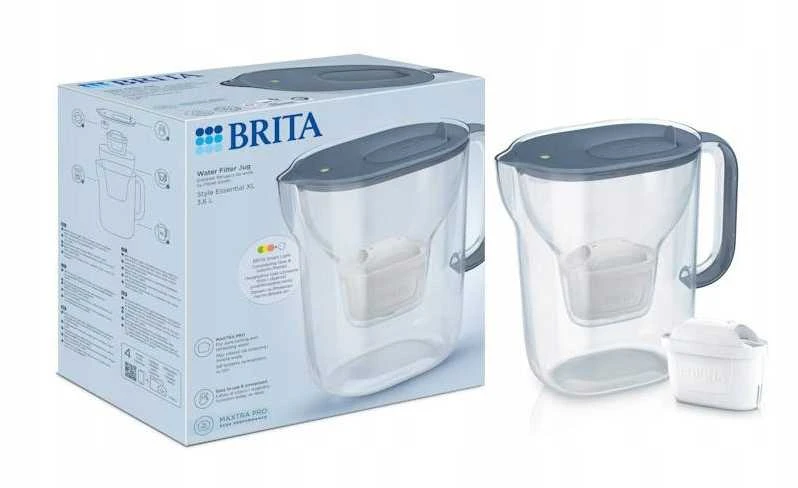 BRITA Style ESSENTIAL XL grafito filtro ąsotis + MX Pro Pure Performance filtras