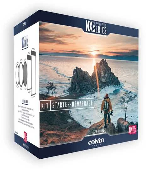 Filtravimo sistema - Cokin NX serijos pradedančiųjų rinkinys (filtrų laikiklis, apvalus poliarizatorius, adapterių žiedai)