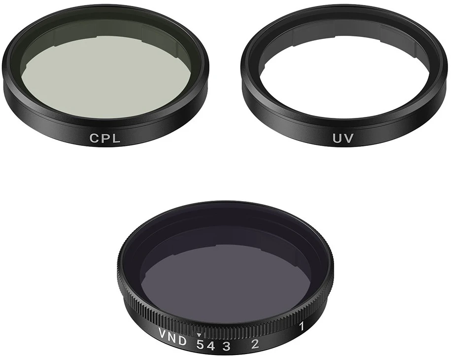 Telesin CPL/VND8/UV filter set for DJI Osmo Action 6 3 pcs..