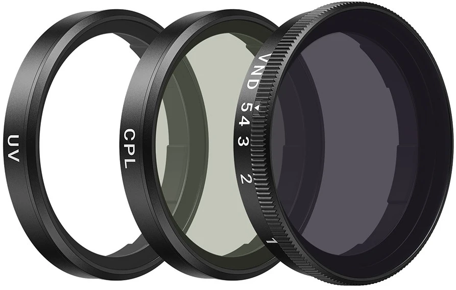 Telesin CPL/VND8/UV filter set for DJI Osmo Action 6 3 pcs..