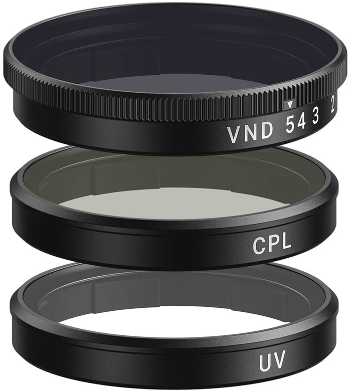 Telesin CPL/VND8/UV filter set for DJI Osmo Action 6 3 pcs..