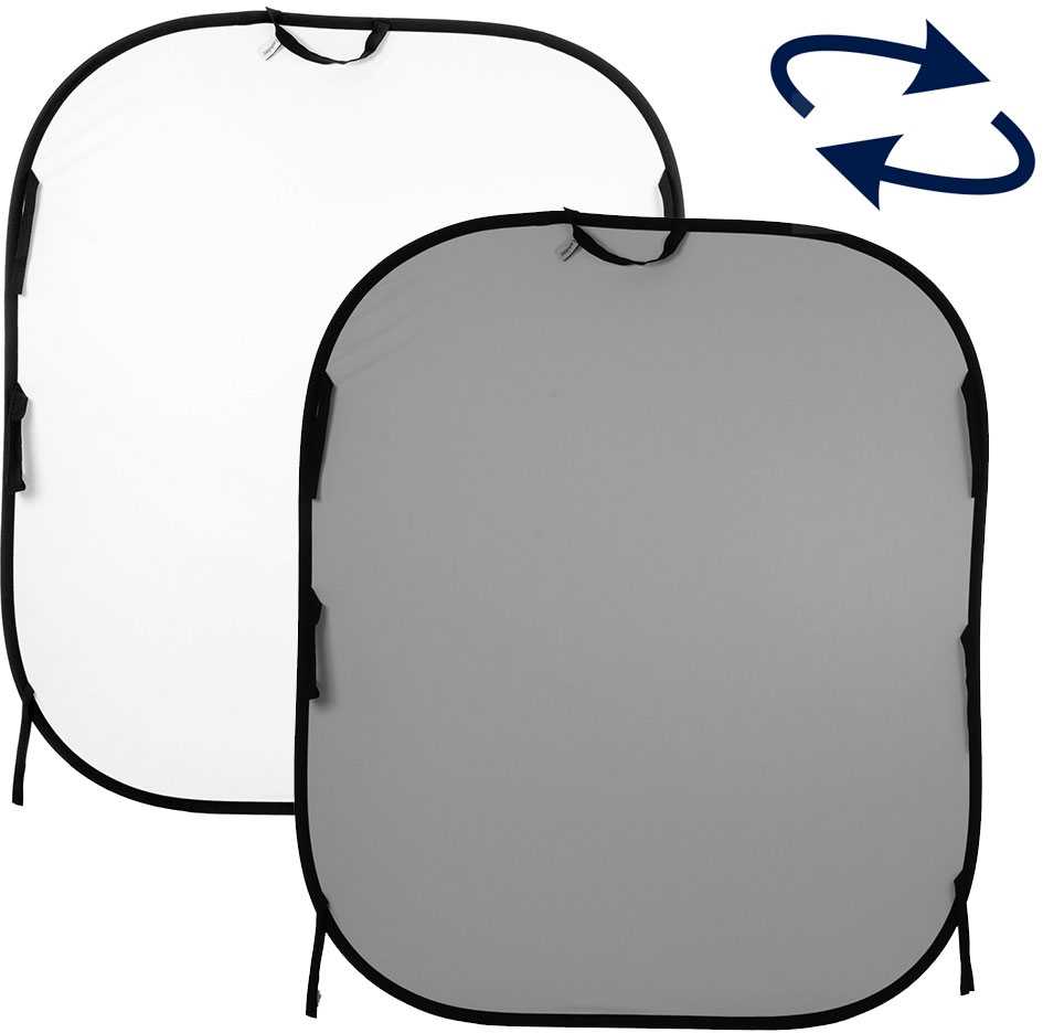 Fonas - Lastolite Tło Paprastas 1.5x1.8m Balta/Pilka