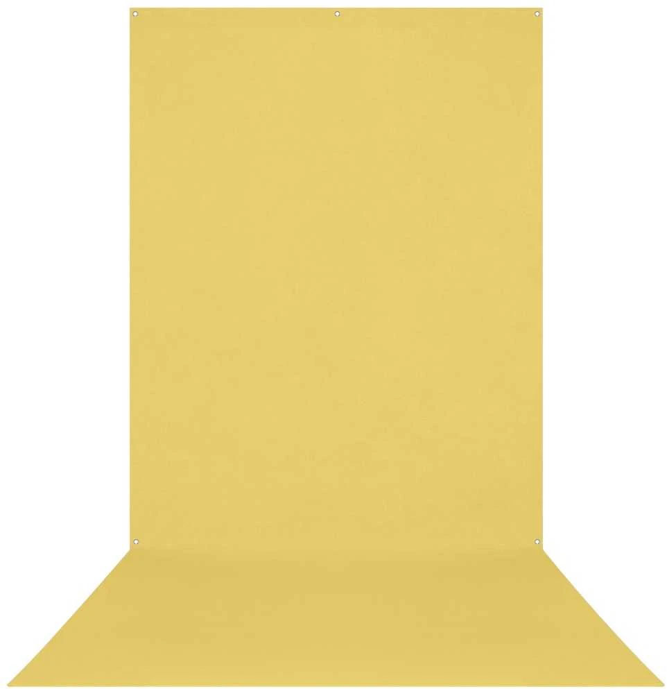 Fonas - Westcott X Drop 5' x 12' Wrinkle Resistant Polyester Kanarų Geltona