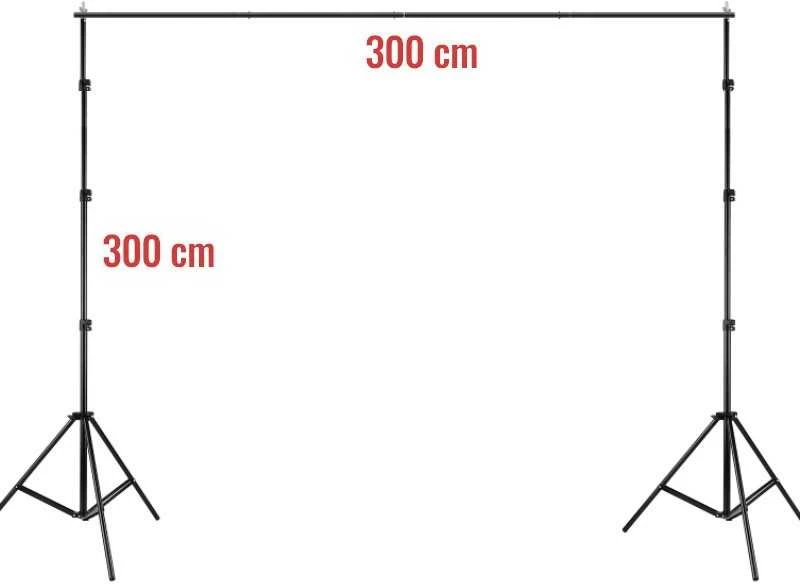 Fono Laikiklis - MITOYA 300cm Trikojis + 300cm Reguliuojama Kryžminė Juosta