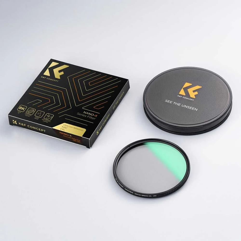 Fotografijos fltras - K&F Concept "Nano-X" CPL 77mm Daugiasluoksnė Danga