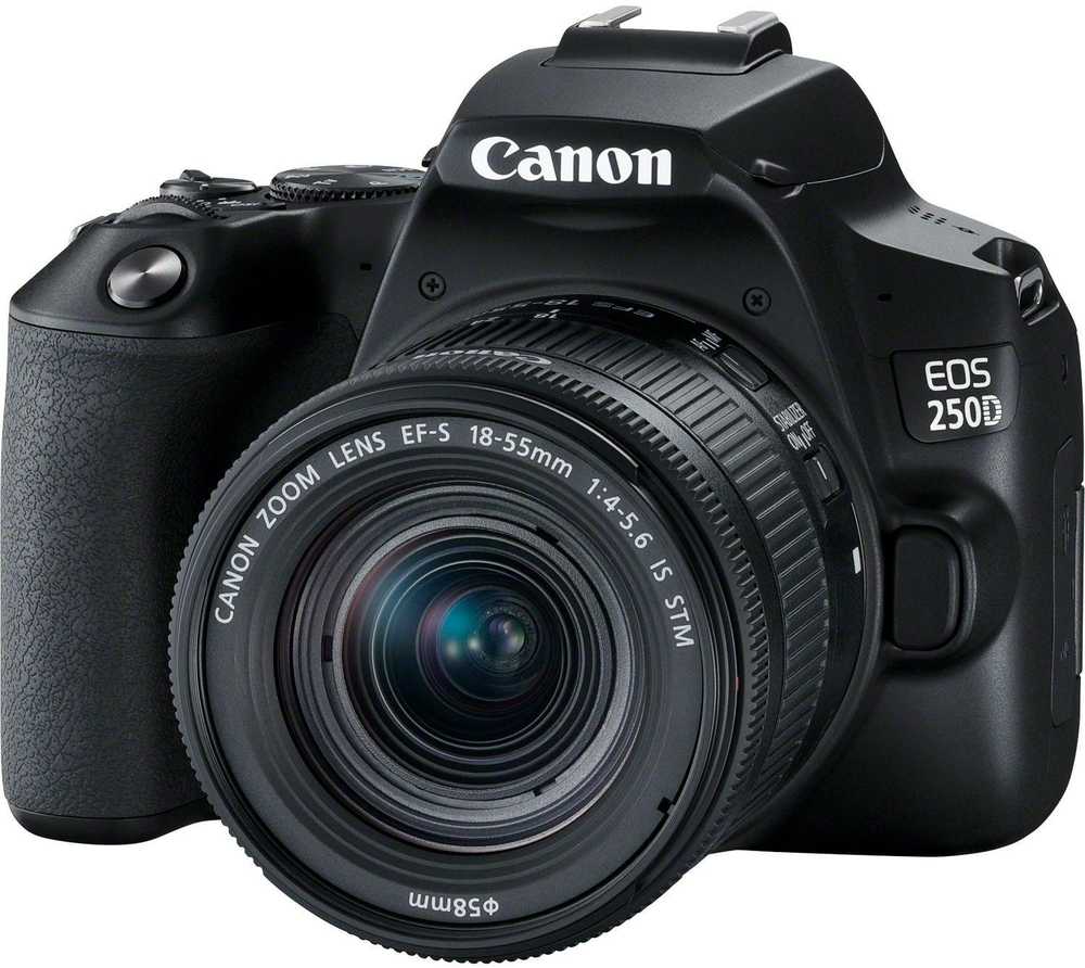 Fotoaparatas Canon EOS 250D + 18-55mm IS STM rinkinys, juodas