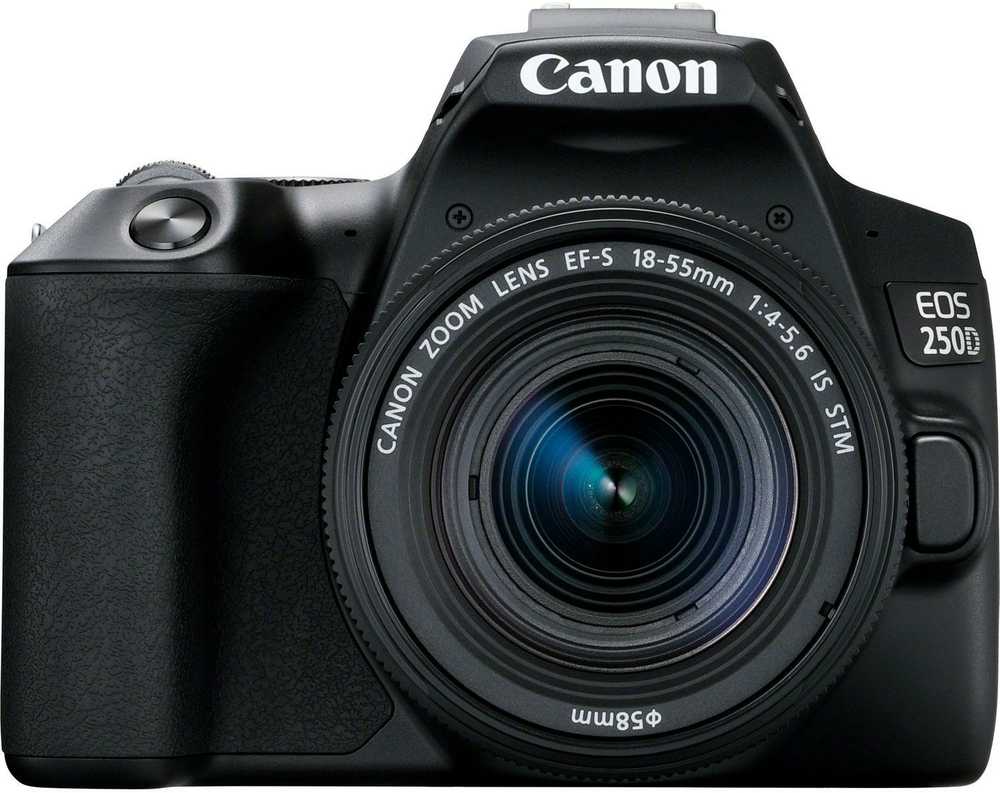 Fotoaparatas Canon EOS 250D + 18-55mm IS STM rinkinys, juodas
