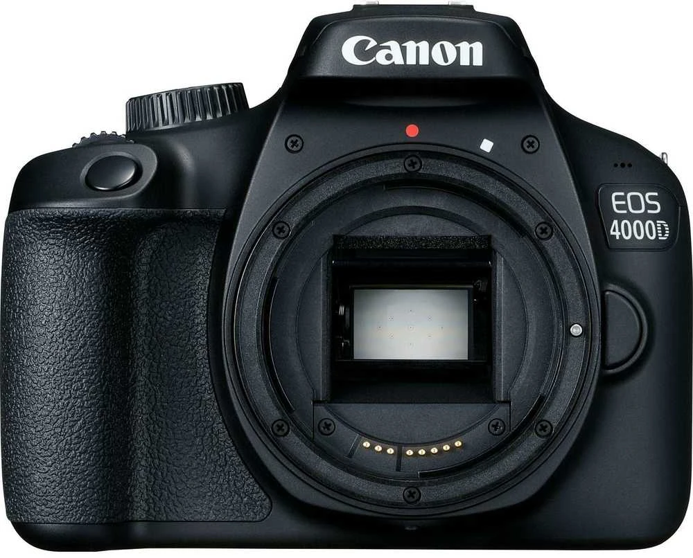 Canon EOS 4000D SLR fotoaparato korpusas 18 MP 5184 x 3456 pikseliai Juoda