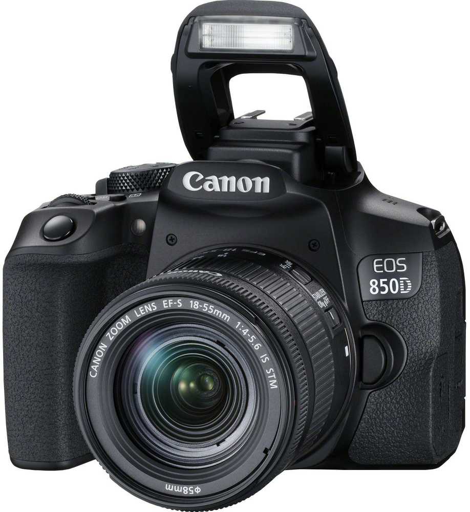 Canon EOS 850D SLR fotoaparato komplektas 24,1 MP CMOS 6000 x 4000 pikseliai Juoda