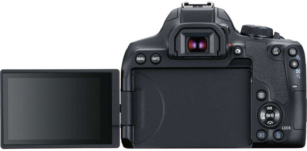 Canon EOS 850D SLR fotoaparato komplektas 24,1 MP CMOS 6000 x 4000 pikseliai Juoda