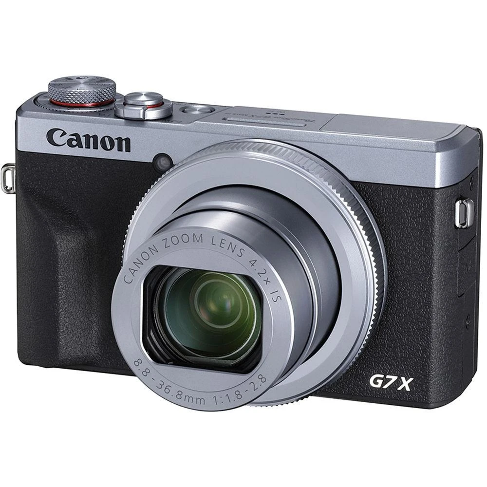Canon PowerShot G7 X Mark III Kompaktiškas fotoaparatas 20,1 MP CMOS 5472 x 3648 pikseliai Juoda, Sidabras