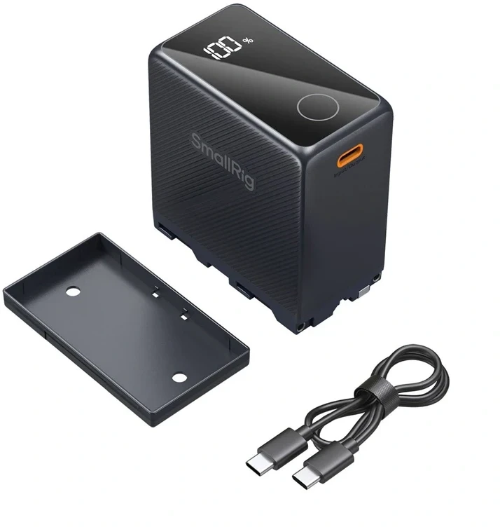 SmallRig 4469 Camera Baterija USB-C Rechargeable NP-F970 Juodas