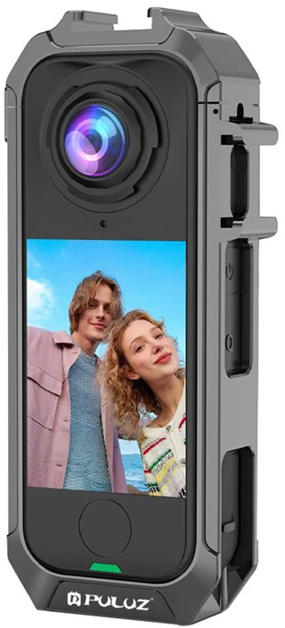 „Puluz“ metalinis apsauginis dėklas, skirtas „Insta 360 X4 Air“ (pilkas)