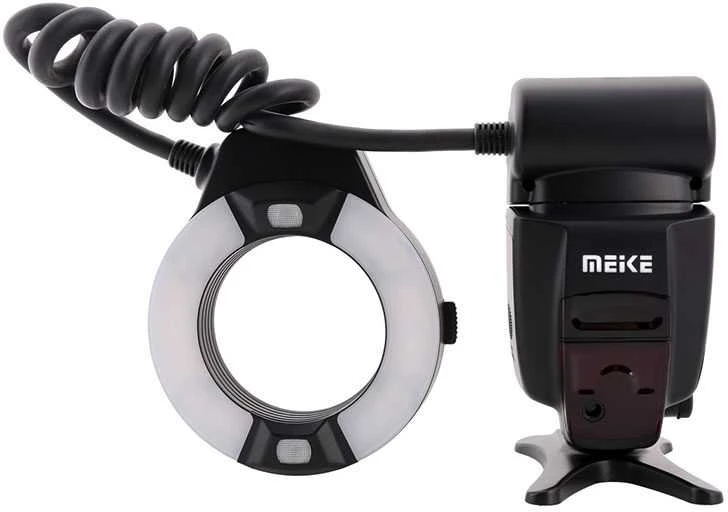 Meike MK-14EXT makro žiedinė blykstė Nikon