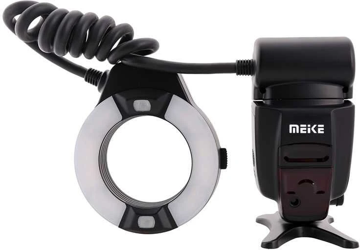 TTL makro LED blykstė, skirta „Canon“ / „Meike Mk-14ext-c“