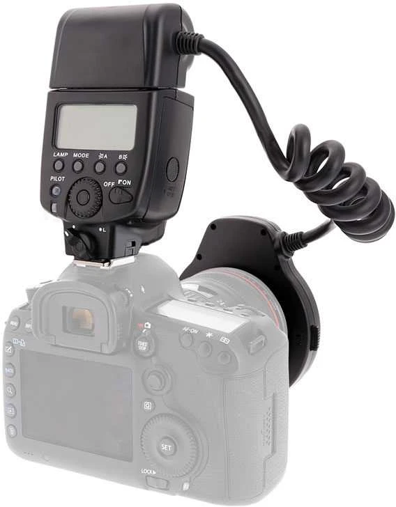 Meike MK-14EXT makro žiedinė blykstė Nikon