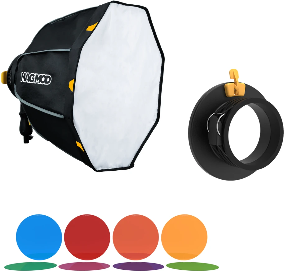 Fotoaparato blykstės softbokso priedas - MagMod MagBox 24 Octa Profoto Gel Kit