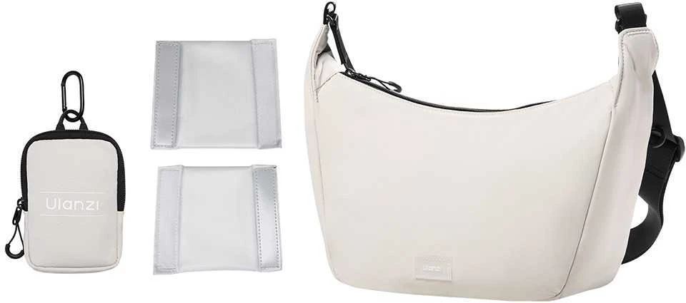Fotoaparato Dėklas - ULANZI Sling Halfmoon Crossbody 5L Talpa Pilkas