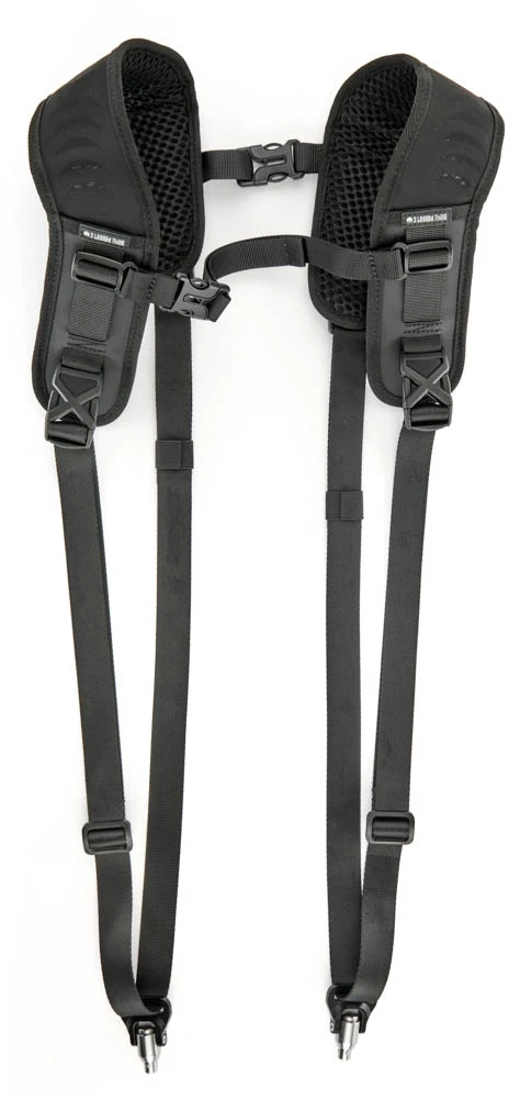 Fotoaparato Dirželis - 3 Legged Thing AXIS Dvigubas Dirželis 45–89 cm 75 mm EVA QD4 Obsidian