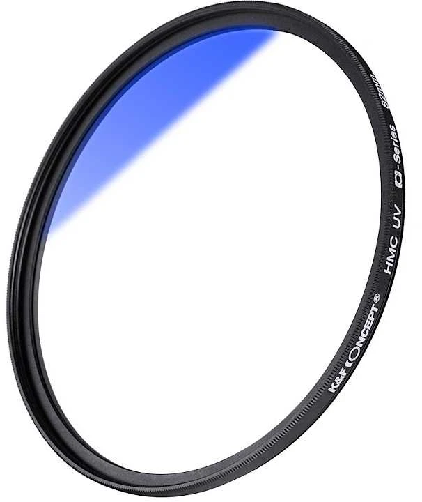 Fotografijos filtras - K&F Concept Nano-C MCUV 58mm Optinis Stiklas 18 Sluoksnių