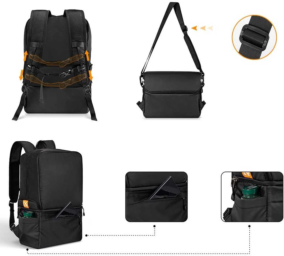 Fotoaparato Kuprinė - K&F Concept KF13.129 2-in-1 22L Talpa