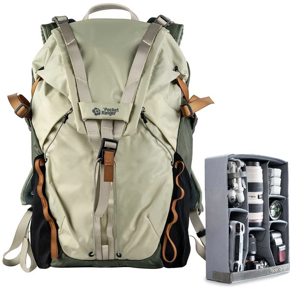 Fotoaparato Kuprinė - VSGO V-PR02 Ranger 25L su Skyreliais, Nešiojamo Kompiuterio Skyriumi