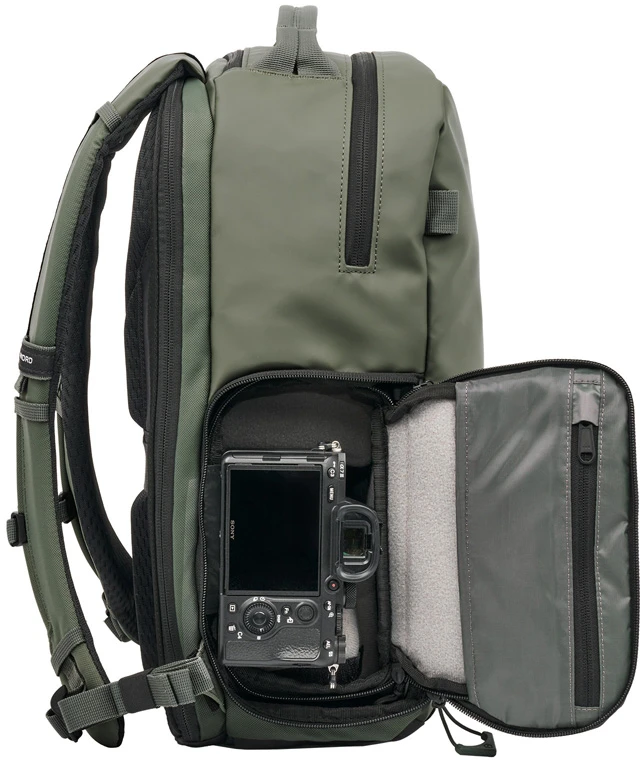 Fotoaparato kuprinė - WANDRD PRVKE 21 Zip Photo Bundle Wasatch Žalias