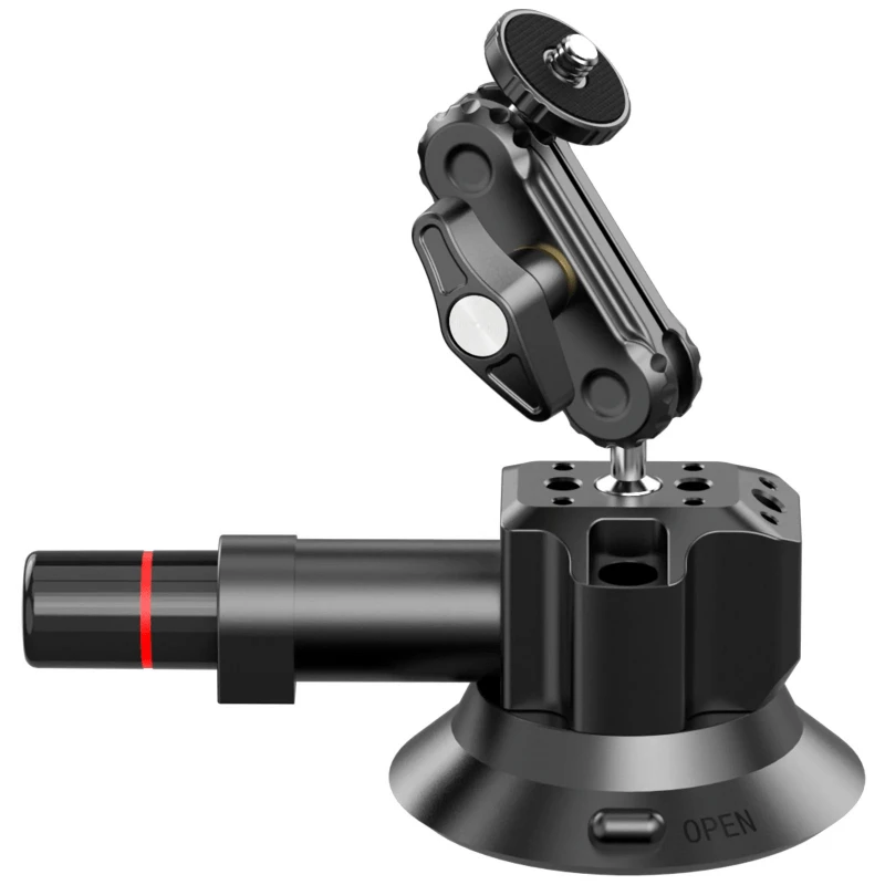 Adapteris - ULANZI SC-01 3" Aliuminio Guma su Magiška Ranka ir Telefono Laikikliu