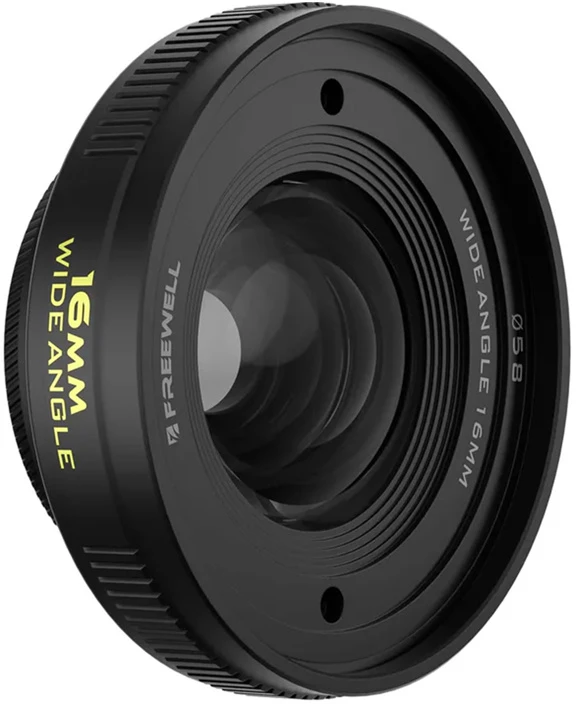 „Freewell“ 16 mm plataus kampo objektyvas su 17 mm tvirtinimu