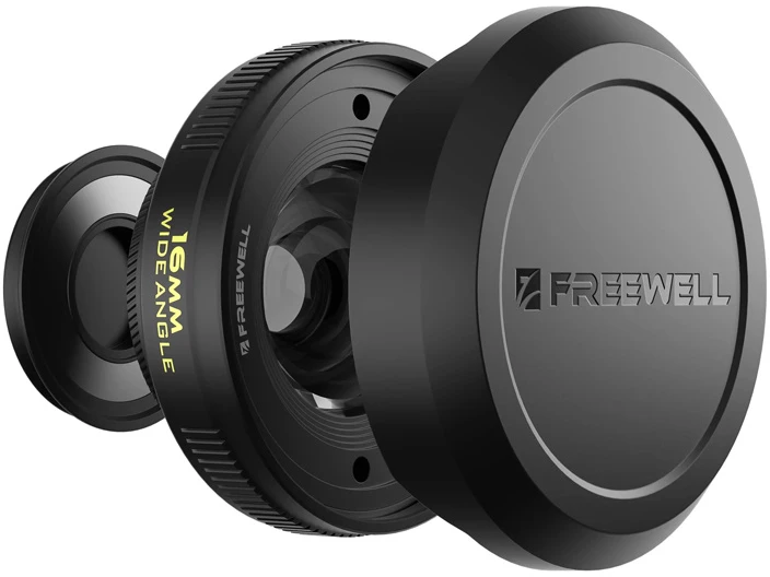 „Freewell“ 16 mm plataus kampo objektyvas su 17 mm tvirtinimu
