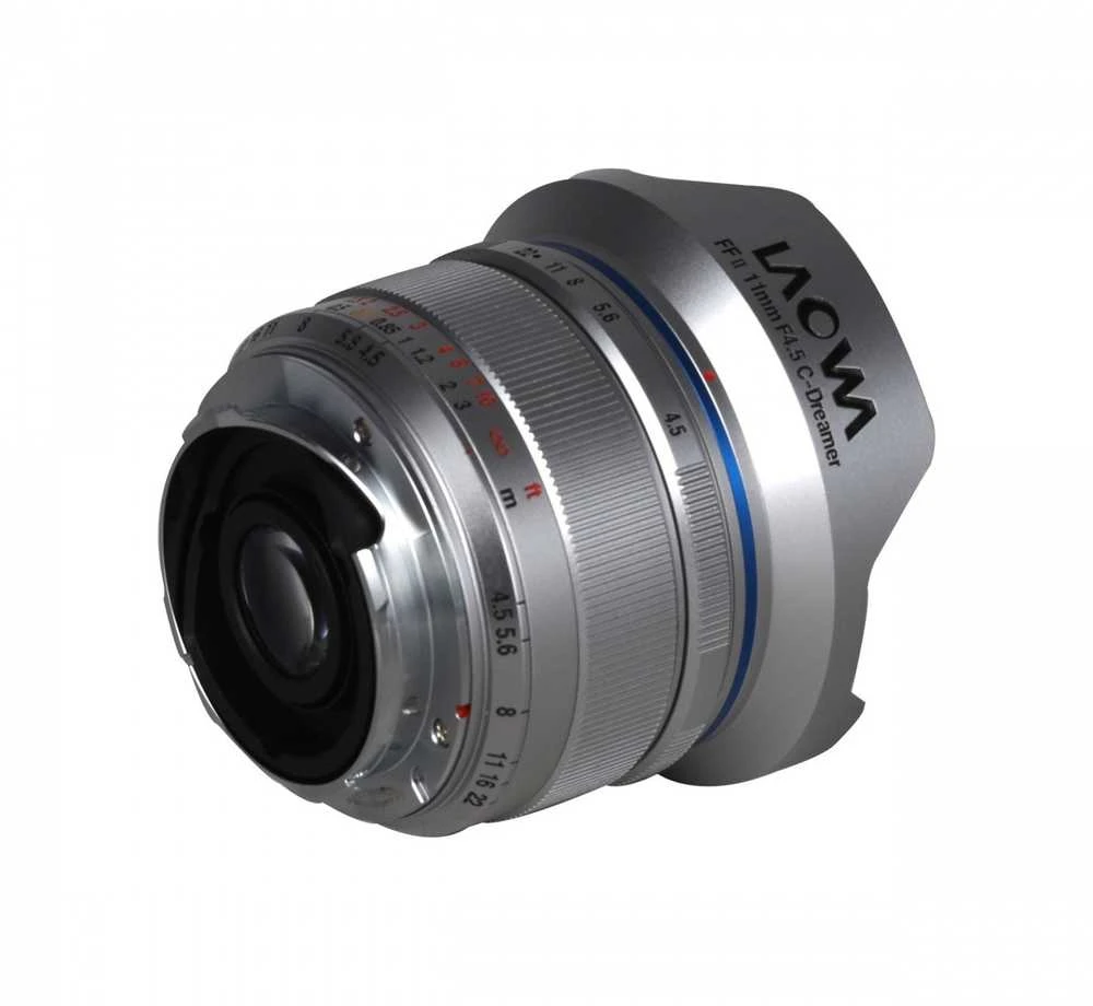 Fotoaparato Objektyvas - Laowa 11mm f/4.5 FF RL 126° Matymo Kampas Sidabrinis