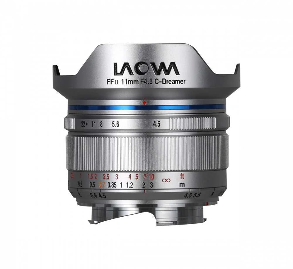 Fotoaparato Objektyvas - Laowa 11mm f/4.5 FF RL 126° Matymo Kampas Sidabrinis