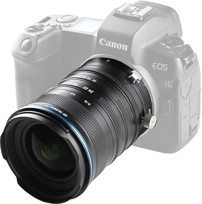 Fotoaparato Objektyvas - Laowa 12–24 mm f/5,6 Priartinantis Poslinkio Objektyvas Canon RF Kameroms